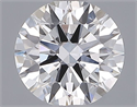 Del inventario de diamantes de laboratorio, 1.01 quilates, Redondo , Color D, claridad VVS2 y certificado IGI