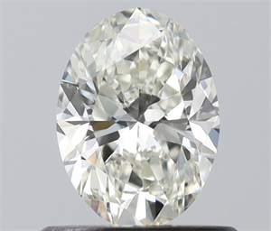 Picture of Natural Diamond 0.60 Carats, Oval with  Cut, J Color, VVS1 Clarity and Certified by IGI
