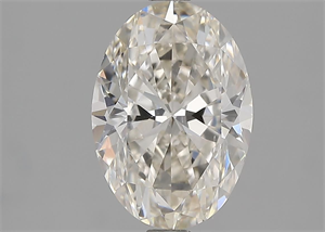 Picture of Natural Diamond 1.70 Carats, Oval with  Cut, J Color, SI2 Clarity and Certified by GIA