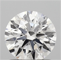 Lab Grown Diamond 1.03 Carats, Round with Ideal Cut, D Color, VVS1 Clarity and Certified by IGI