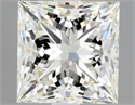 Natural Diamond 1.57 Carats, Princess with  Cut, L Color, VVS2 Clarity and Certified by GIA