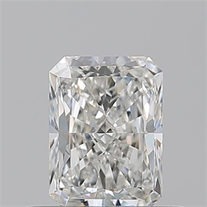 Picture of Natural Diamond 0.52 Carats, Radiant with  Cut, H Color, VVS2 Clarity and Certified by GIA