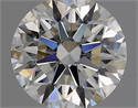 Diamante Natural 1.34 quilates, Redondo , Color E, claridad VVS2 y certificado GIA