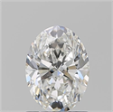 Natural Diamond 1.20 Carats, Oval with  Cut, F Color, VS2 Clarity and Certified by GIA