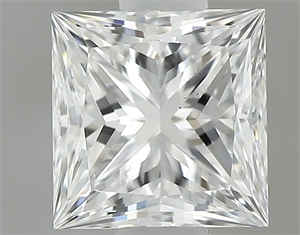 Foto Diamante Natural 0.50 quilates, Princesa , Color F, claridad VS2 y certificado GIA de