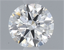 Natural Diamond 0.49 Carats, Round with Excellent Cut, D Color, SI1 Clarity and Certified by GIA