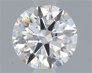Picture of Natural Diamond 0.49 Carats, Round with Excellent Cut, D Color, SI1 Clarity and Certified by GIA