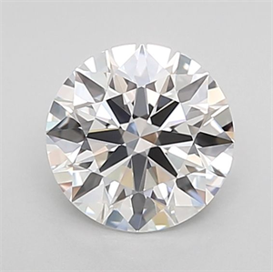Picture of Lab Grown Diamond 1.04 Carats, Round with Ideal Cut, D Color, VVS2 Clarity and Certified by IGI