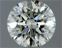 Natural Diamond 0.80 Carats, Round with Excellent Cut, K Color, VS2 Clarity and Certified by IGI