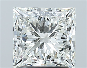 Picture of Natural Diamond 1.51 Carats, Princess with  Cut, I Color, VVS2 Clarity and Certified by GIA