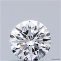Diamante Natural 0.43 quilates, Redondo , Color D, claridad VS2 y certificado GIA