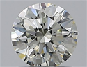Natural Diamond 0.92 Carats, Round with Excellent Cut, L Color, VVS2 Clarity and Certified by GIA