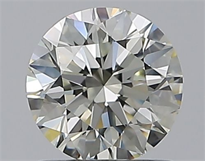 Picture of Natural Diamond 0.92 Carats, Round with Excellent Cut, L Color, VVS2 Clarity and Certified by GIA