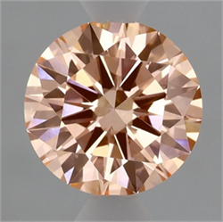 Picture of Lab Grown Diamond 1.52 Carats, Round with Excellent Cut, Fancy Vivid Pink Color, VVS2 Clarity and Certified by IGI