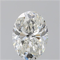 Natural Diamond 1.01 Carats, Oval with  Cut, I Color, VS2 Clarity and Certified by GIA