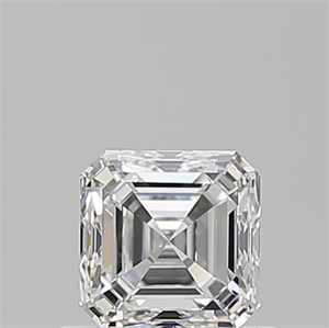 Picture of Natural Diamond 0.70 Carats, Asscher with  Cut, F Color, IF Clarity and Certified by GIA
