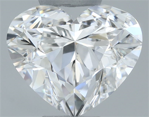 Picture of Natural Diamond 0.50 Carats, Heart with  Cut, G Color, VS1 Clarity and Certified by GIA