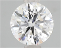 Lab Grown Diamond 1.09 Carats, Round with Ideal Cut, D Color, VVS2 Clarity and Certified by IGI
