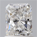 Natural Diamond 0.91 Carats, Radiant with  Cut, F Color, VS2 Clarity and Certified by GIA