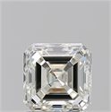 Diamante Natural 1.50 quilates, Asscher , Color K, claridad VVS1 y certificado GIA