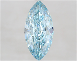 Picture of Lab Grown Diamond 3.03 Carats, Marquise with  Cut, Fancy Intense Blue Color, VS1 Clarity and Certified by IGI
