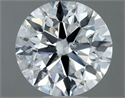 Natural Diamond 0.70 Carats, Round with Excellent Cut, F Color, I1 Clarity and Certified by GIA