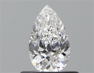 Picture of Natural Diamond 0.42 Carats, Pear with  Cut, D Color, VVS1 Clarity and Certified by GIA