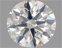 Natural Diamond 1.00 Carats, Round with Excellent Cut, F Color, SI2 Clarity and Certified by GIA