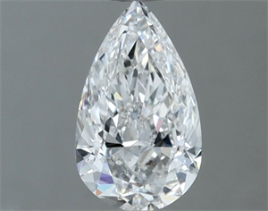 Picture of Natural Diamond 0.70 Carats, Pear with  Cut, E Color, SI1 Clarity and Certified by GIA