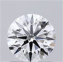 Del inventario de diamantes de laboratorio, 0.85 quilates, Redondo , Color D, claridad VS1 y certificado IGI