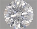 Natural Diamond 0.56 Carats, Round with Excellent Cut, H Color, SI2 Clarity and Certified by IGI