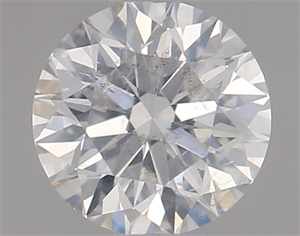 Picture of Natural Diamond 0.56 Carats, Round with Excellent Cut, H Color, SI2 Clarity and Certified by IGI