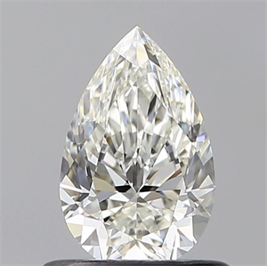 Foto Diamante Natural 0.60 quilates, De pera , Color H, claridad VVS1 y certificado GIA de