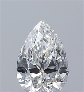 Foto Diamante Natural 0.30 quilates, De pera , Color F, claridad VVS2 y certificado GIA de