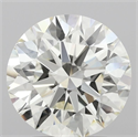 Natural Diamond 3.01 Carats, Round with Excellent Cut, J Color, VVS1 Clarity and Certified by IGI