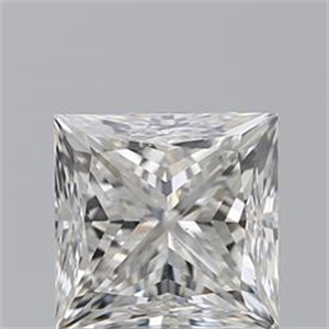Foto Diamante Natural 1.50 quilates, Princesa , Color H, claridad VS2 y certificado GIA de