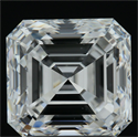 Natural Diamond 2.50 Carats, Asscher with  Cut, E Color, VS2 Clarity and Certified by GIA