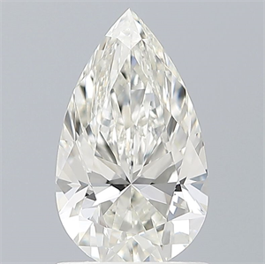 Picture of Natural Diamond 1.00 Carats, Pear with  Cut, H Color, VVS2 Clarity and Certified by IGI