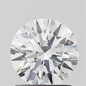 Picture of Lab Grown Diamond 1.05 Carats, Round with Ideal Cut, D Color, VVS1 Clarity and Certified by IGI
