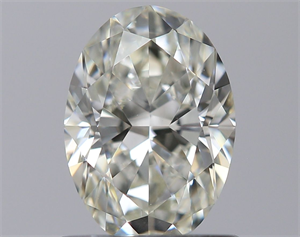 Foto Diamante Natural 0.80 quilates, Ovalado , Color J, claridad VVS1 y certificado GIA de