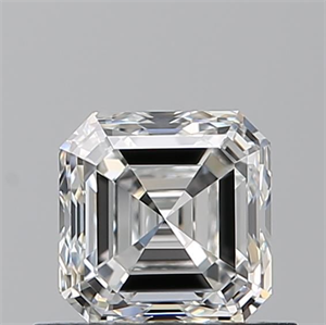 Picture of Natural Diamond 0.70 Carats, Asscher with  Cut, G Color, VVS1 Clarity and Certified by GIA