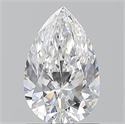 Natural Diamond 1.20 Carats, Pear with  Cut, D Color, VS2 Clarity and Certified by GIA