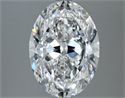 Natural Diamond 3.03 Carats, Oval with  Cut, F Color, VS2 Clarity and Certified by GIA