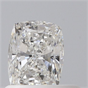 Natural Diamond 0.53 Carats, Cushion with  Cut, F Color, VS2 Clarity and Certified by GIA