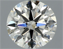 Natural Diamond 0.70 Carats, Round with Excellent Cut, K Color, VVS2 Clarity and Certified by GIA