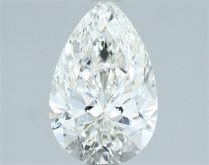 Picture of Natural Diamond 1.23 Carats, Pear with  Cut, H Color, SI2 Clarity and Certified by IGI