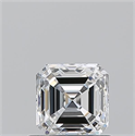 Diamante Natural 0.72 quilates, Asscher , Color E, claridad VVS2 y certificado GIA