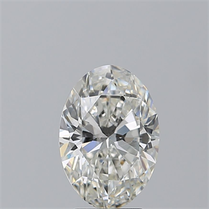 Picture of Natural Diamond 3.01 Carats, Oval with  Cut, H Color, SI1 Clarity and Certified by GIA