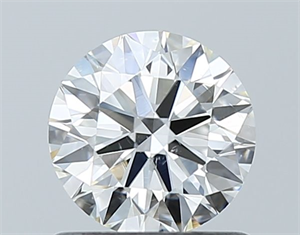 Picture of Natural Diamond 0.81 Carats, Round with Excellent Cut, I Color, SI1 Clarity and Certified by GIA