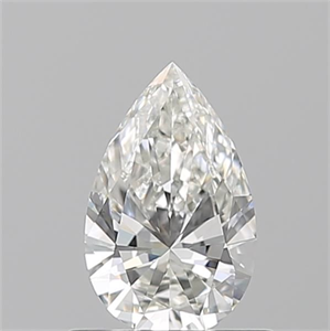 Picture of Natural Diamond 0.60 Carats, Pear with  Cut, H Color, VS1 Clarity and Certified by GIA